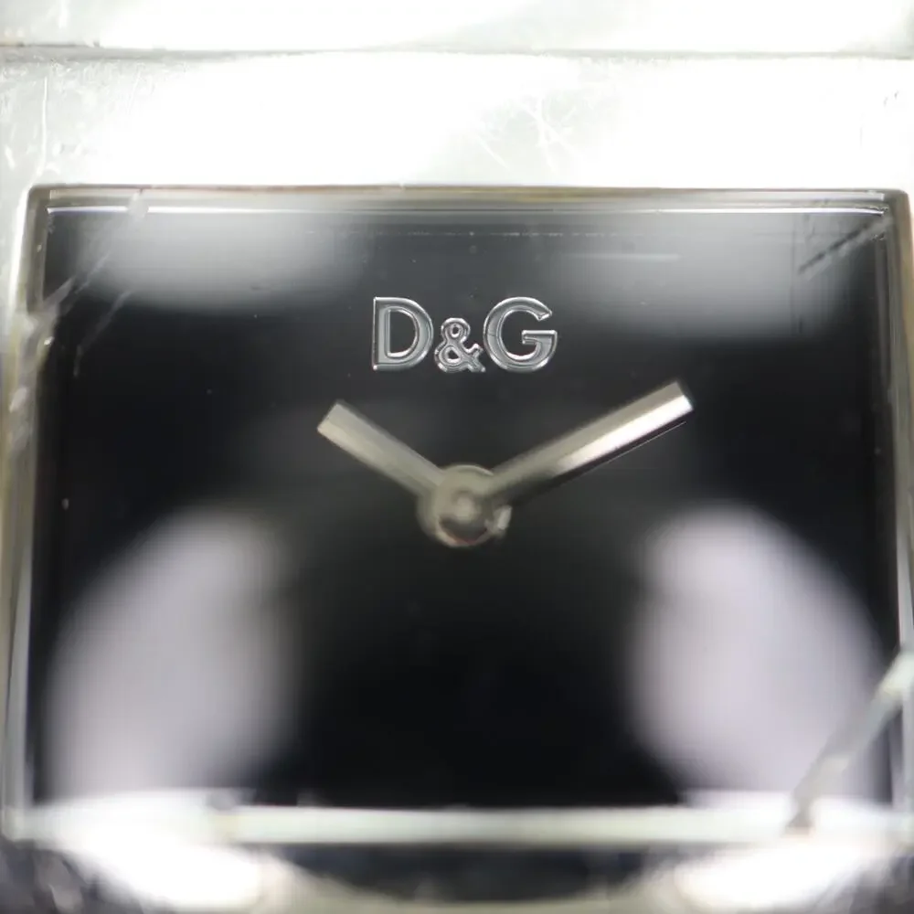 Dolce & Gabbana D&G Forever Ladies Watch 26mm Silver Tone Cuff Bracelet Working
